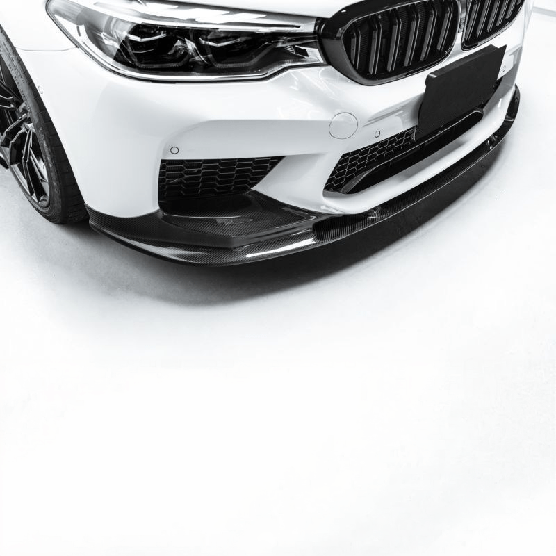 BMW M5 (F90) 3D Design Style Carbon Fibre Front Lip Spoiler - Twenty Two Tuning Front Lip