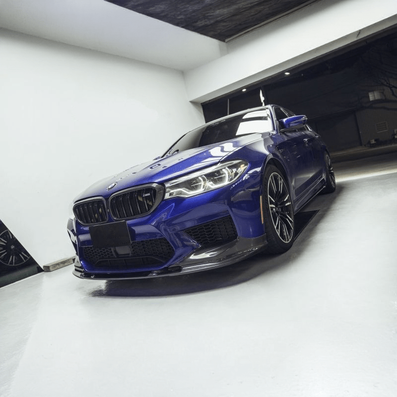 BMW M5 (F90) 3D Design Style Carbon Fibre Front Lip Spoiler - Twenty Two Tuning Front Lip