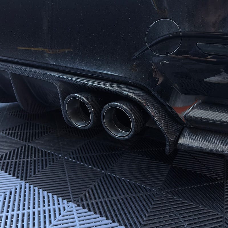 BMW M5 (F90) Akrapovic Style Carbon Fibre Exhaust Tips - Twenty Two Tuning Exhaust Tips