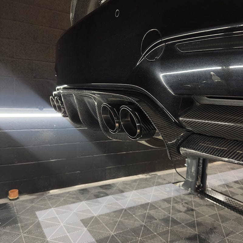 BMW M5 (F90) Akrapovic Style Carbon Fibre Exhaust Tips - Twenty Two Tuning Exhaust Tips