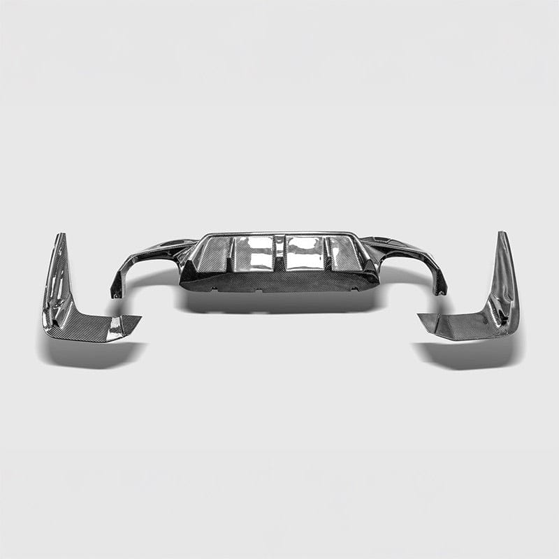BMW M5 (F90/F90N) 3D Design Style Carbon Fiber Rear Diffuser - Twenty Two Tuning Rear Diffuser