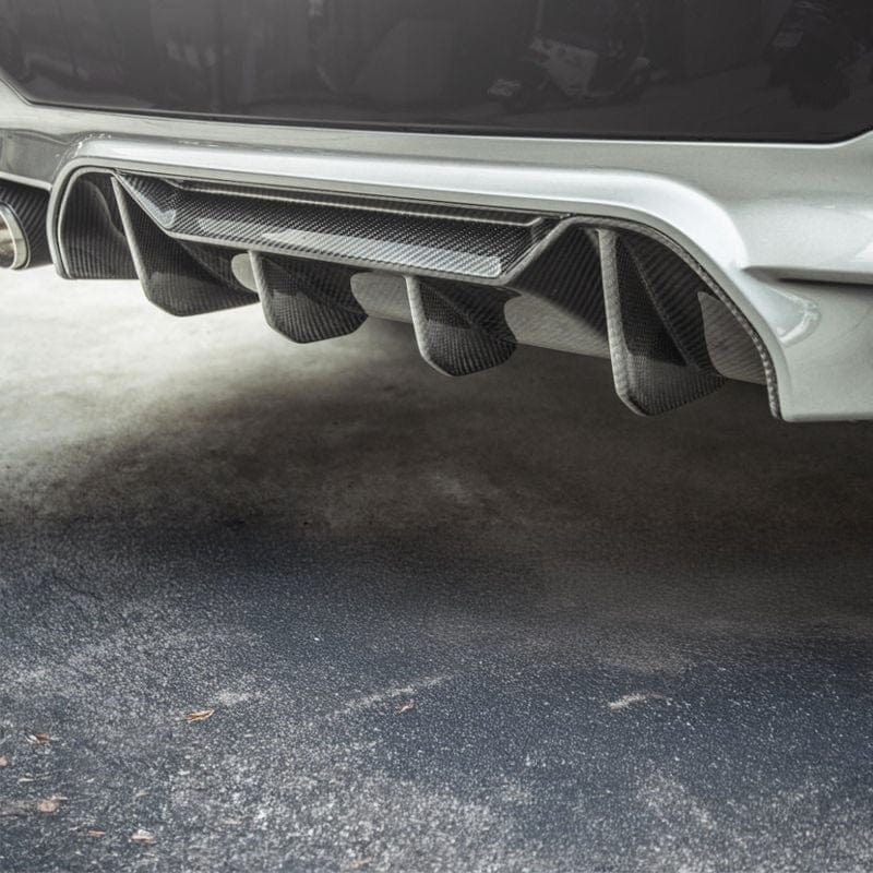 BMW M5 (F90) M Performance Style Carbon Fiber Rear Diffuser - Twenty Two Tuning Rear Diffuser