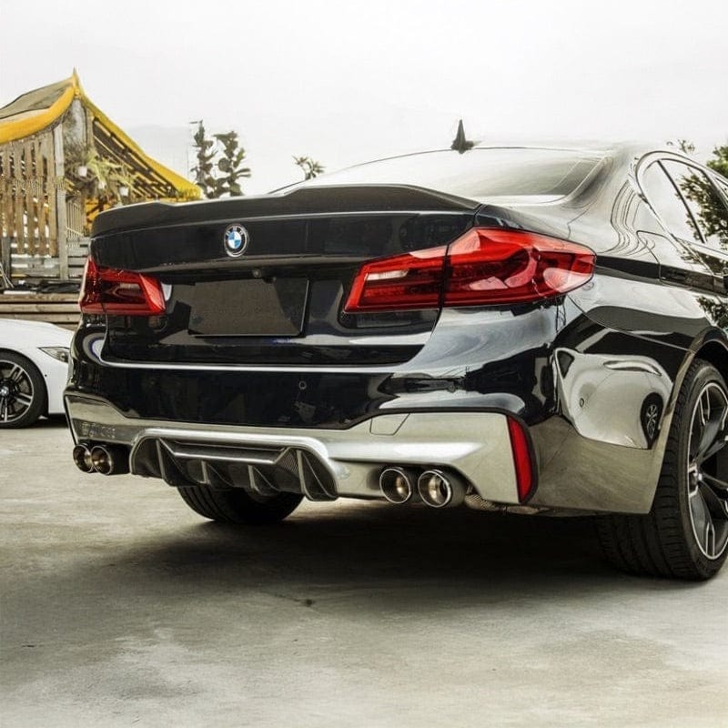 BMW M5 (F90) M Performance Style Carbon Fiber Rear Diffuser - Twenty Two Tuning Rear Diffuser