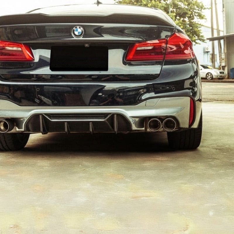 BMW M5 (F90) M Performance Style Carbon Fiber Rear Diffuser - Twenty Two Tuning Rear Diffuser