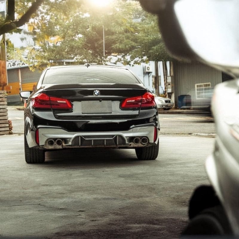 BMW M5 (F90) M Performance Style Carbon Fiber Rear Diffuser - Twenty Two Tuning Rear Diffuser