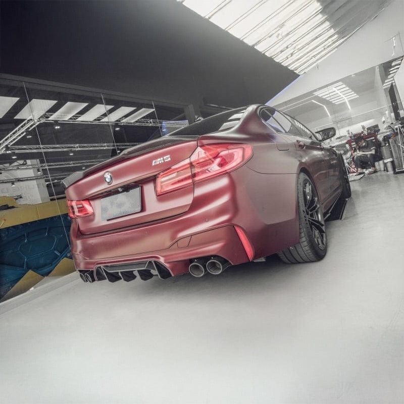 BMW M5 (F90) M Performance Style Carbon Fiber Rear Diffuser - Twenty Two Tuning Rear Diffuser
