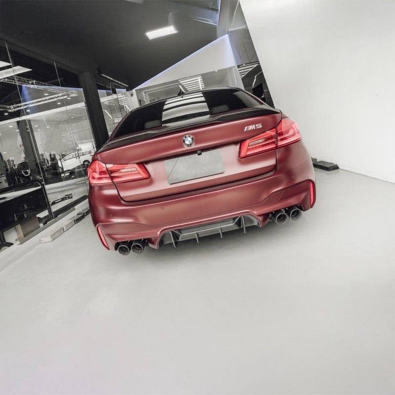 BMW M5 (F90) M Performance Style Carbon Fiber Rear Diffuser - Twenty Two Tuning Rear Diffuser