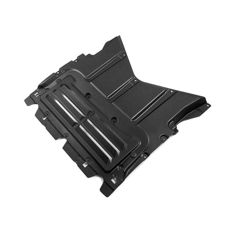 BMW M5 (G90/G99) OEM+ Style Carbon Fiber Oil Cooler Guard Cover - Twenty Two Tuning Engine Bay