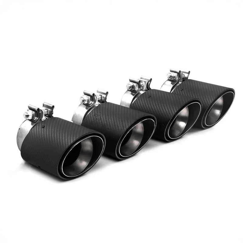 BMW M5 (G90/G99) Slash Cut Carbon Fibre Exhaust Tips - Twenty Two Tuning Exhaust Tips
