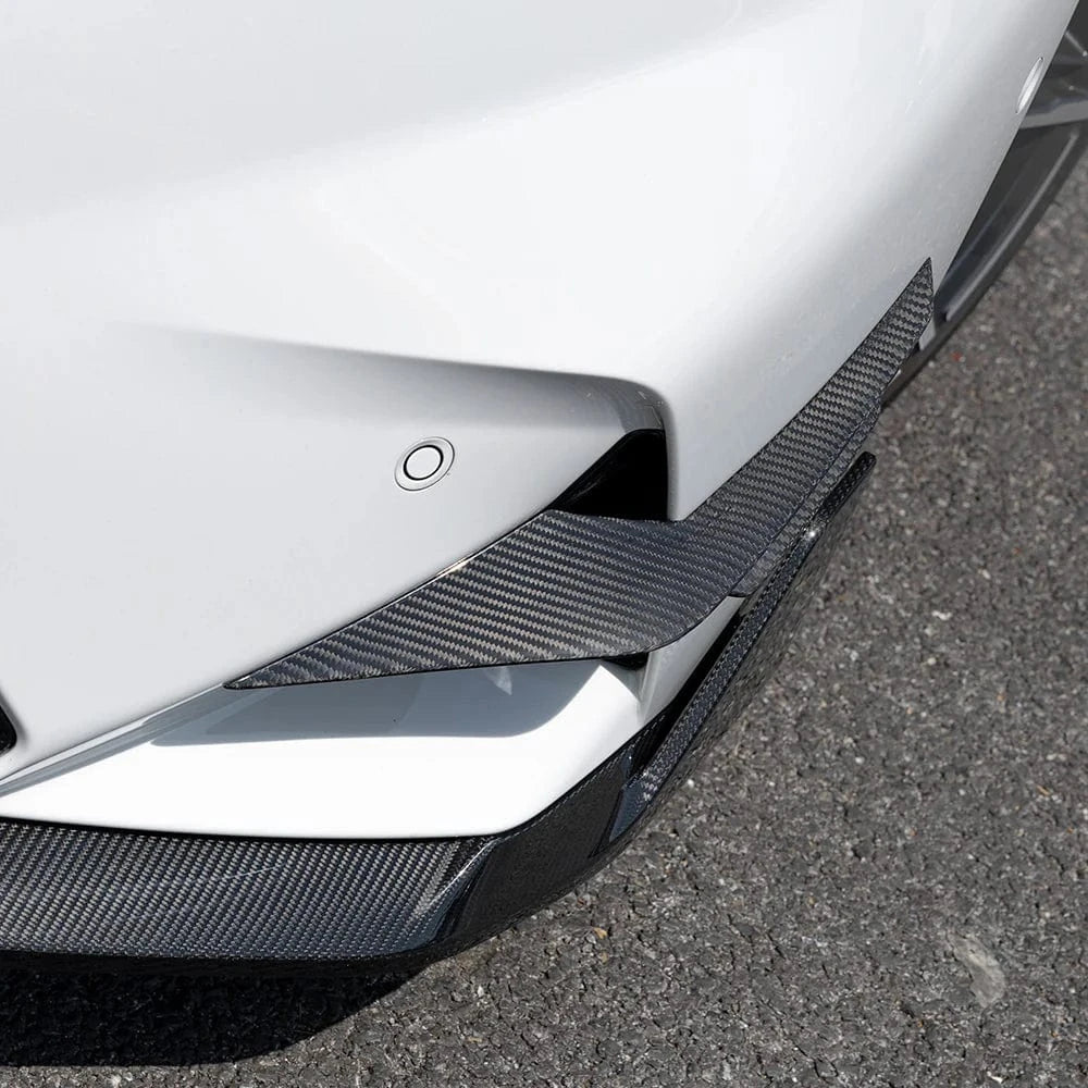 BMW M5 (G90/G99) SOOQOO Carbon Fiber Front Canards - SOOQOO Official Front Canards/Bumper Inserts