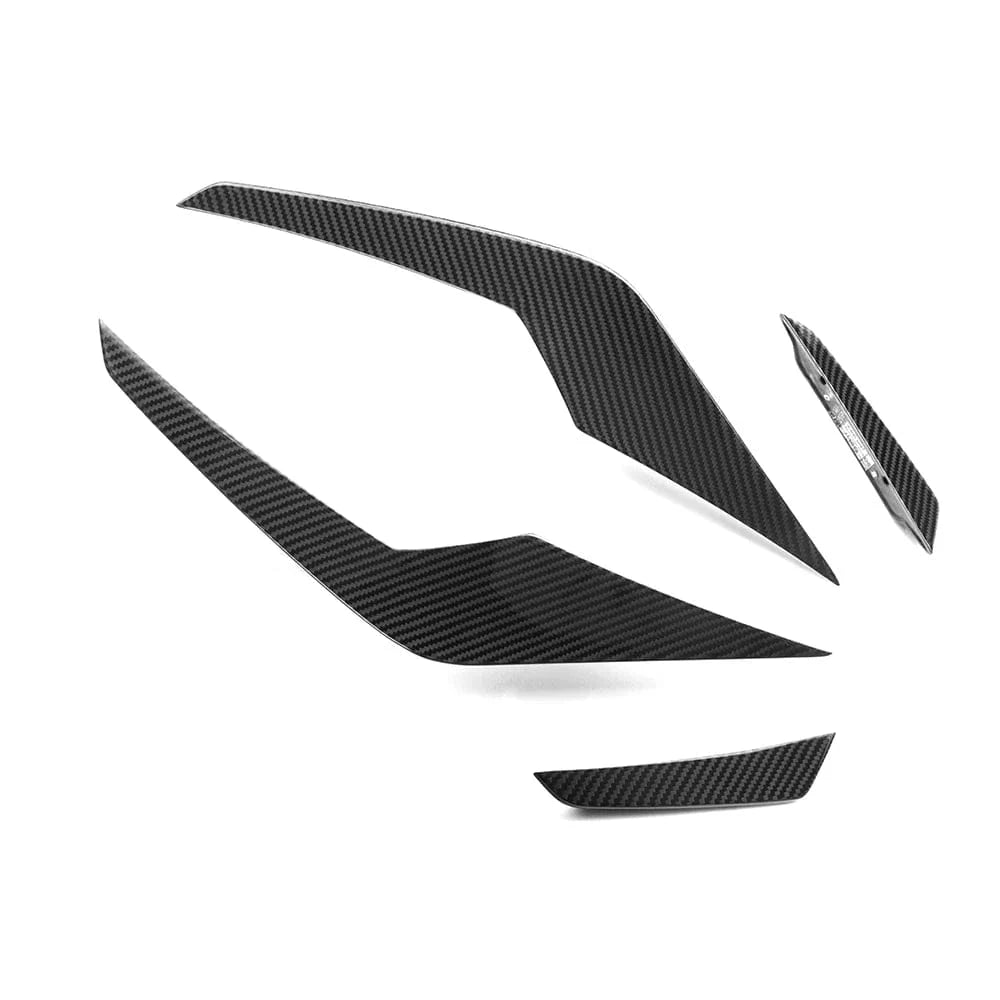 BMW M5 (G90/G99) SOOQOO Carbon Fiber Front Canards - SOOQOO Official Front Canards/Bumper Inserts