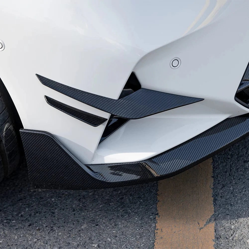 BMW M5 (G90/G99) SOOQOO Carbon Fiber Front Canards - SOOQOO Official Front Canards/Bumper Inserts