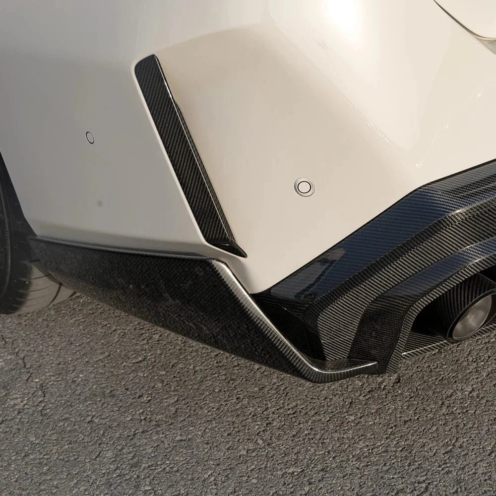 BMW M5 (G90/G99) SOOQOO Carbon Fiber Reflective Strips Cover Trim - SOOQOO Official Rear Canards