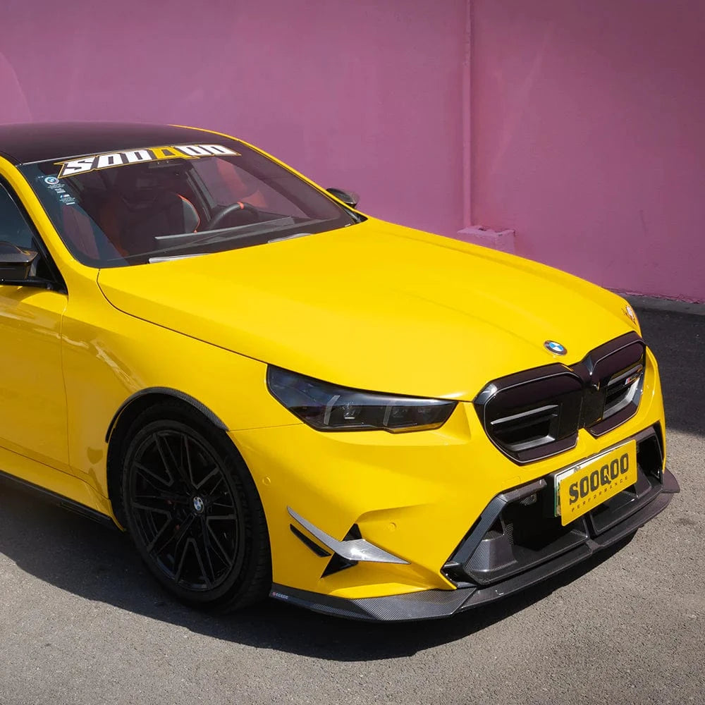 BMW M5 (G90/G99) SOOQOO Type-A Carbon Fiber Front Lip Spoiler - SOOQOO Original Front Lip