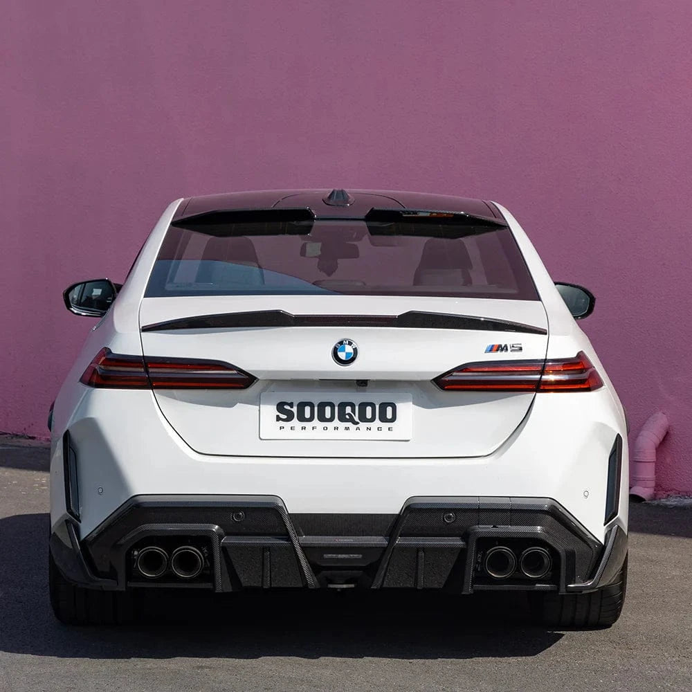 BMW M5 (G90/G99) SOOQOO Type-B Carbon Fiber Rear Diffuser - SOOQOO Original Rear Diffuser