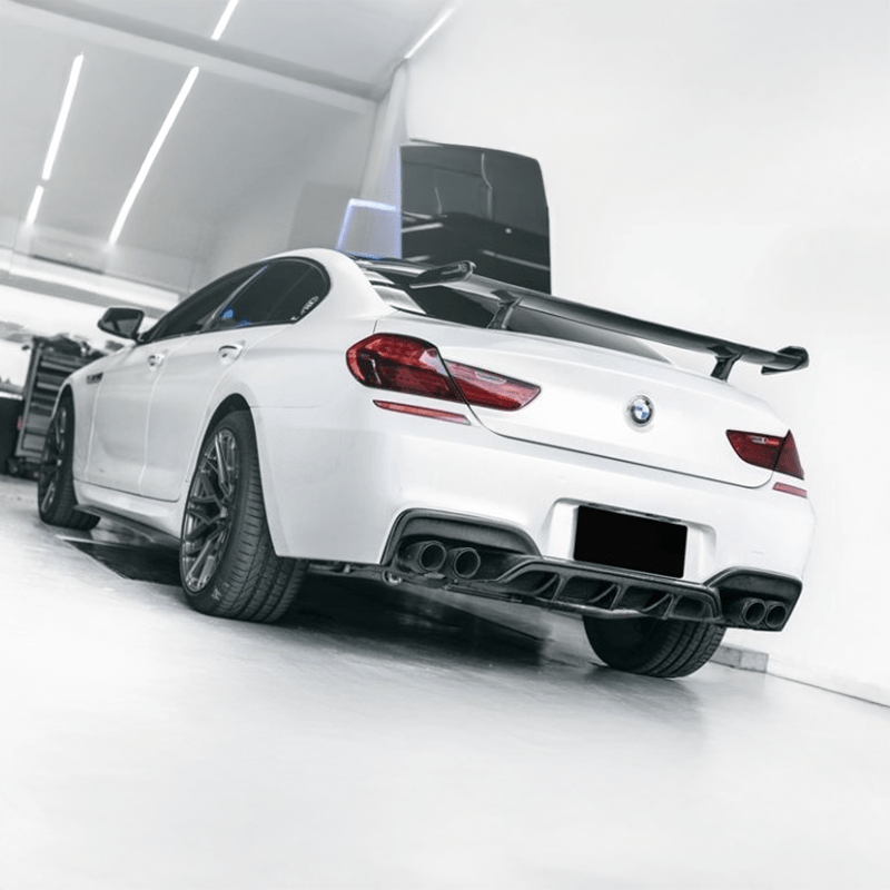 BMW M6 (F06/F12/F13) M Performance Throughflow Style Carbon Fiber Rear Trunk Spoiler - Twenty Two Tuning Rear Spoiler