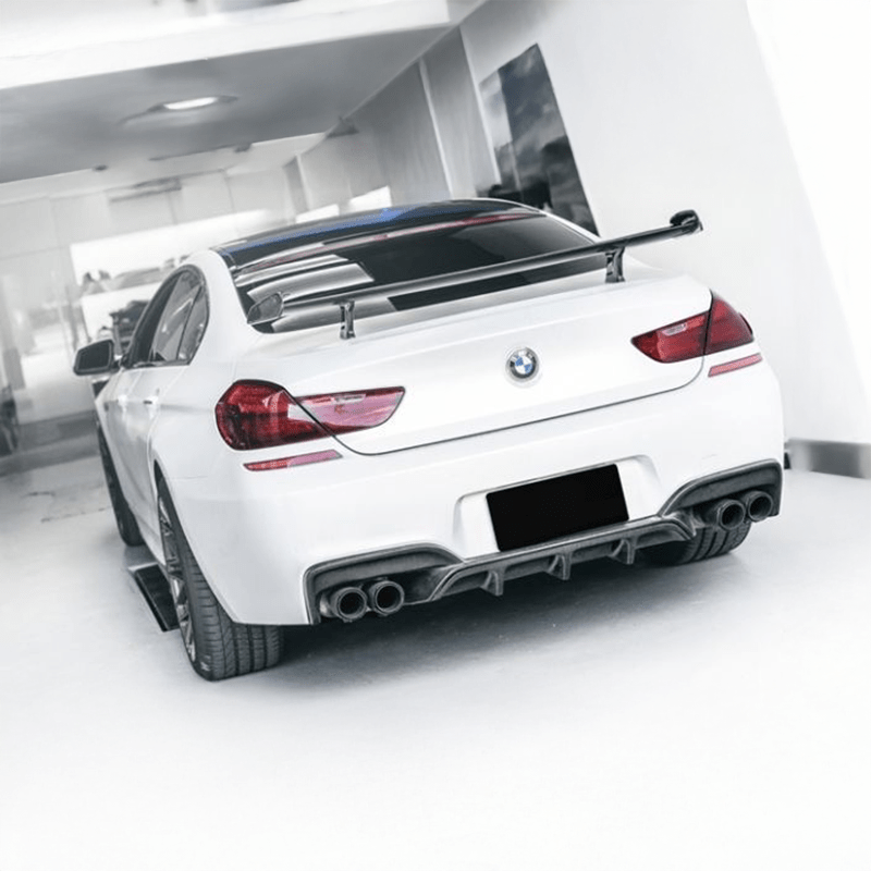 BMW M6 (F06/F12/F13) M Performance Throughflow Style Carbon Fiber Rear Trunk Spoiler - Twenty Two Tuning Rear Spoiler