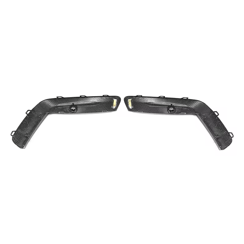 BMW M8 (F91/F92/F93) OEM+ Carbon Fibre Upper Bumper Trims - Twenty Two Tuning Front Canards/Bumper Inserts