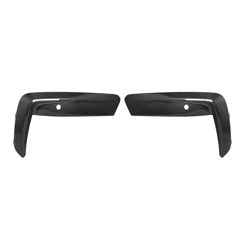 BMW M8 (F91/F92/F93) OEM+ Carbon Fibre Upper Bumper Trims - Twenty Two Tuning Front Canards/Bumper Inserts