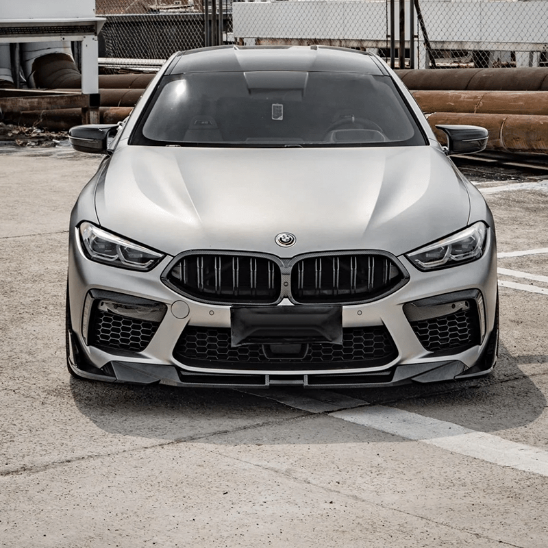 BMW M8 (F91/F92/F93) SOOQOO Carbon Fibre Front Lip - SOOQOO Front Lip
