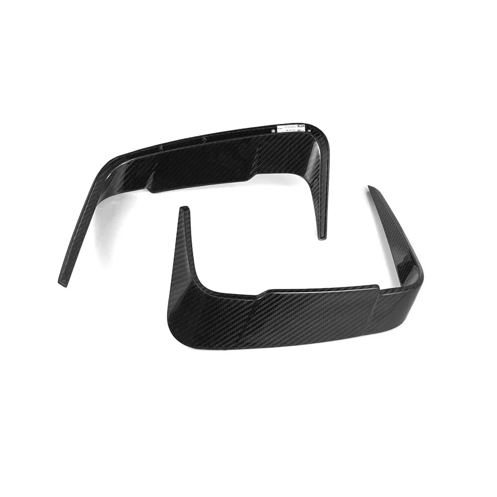 BMW M8 (F91/F92/F93) SOOQOO Carbon Fibre Rear Bumper Vent Trim - SOOQOO Official Rear Canards