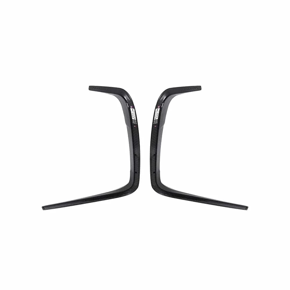 BMW M8 (F91/F92/F93) SOOQOO Carbon Fibre Rear Bumper Vent Trim - SOOQOO Official Rear Canards