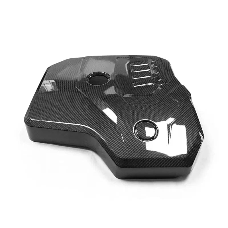 BMW X3 (G01) B48 M Performance Style Carbon Fibre Engine Cover (Replacement) - Twenty Two Tuning Engine Bay