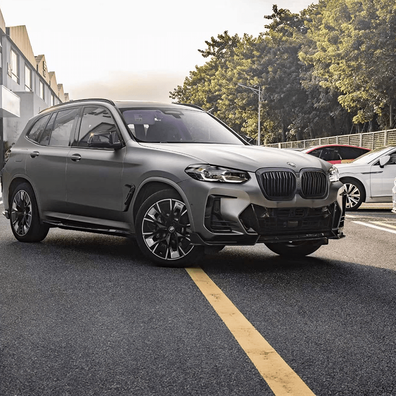 BMW X3 (G01) SOOQOO Carbon Fibre Front Canards - SOOQOO Front Canards/Bumper Inserts