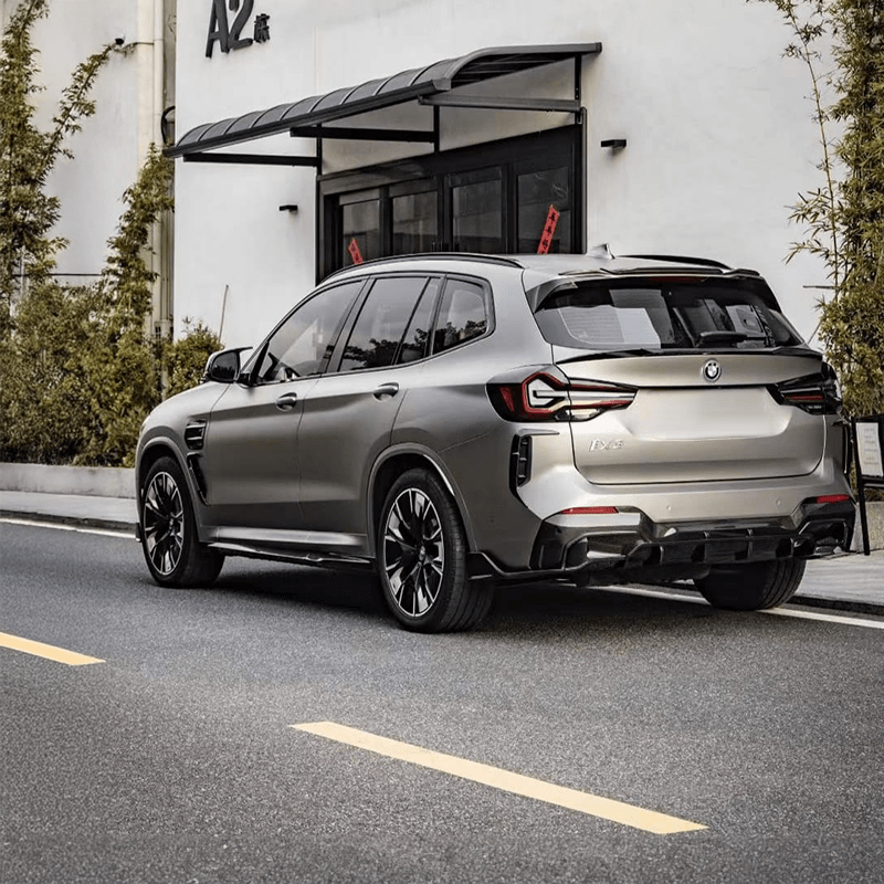 SOOQOO V1 Carbon Fiber Side Skirts For BMW IX3 G08