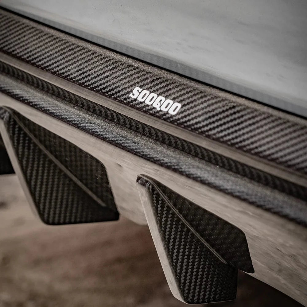 BMW X3M (F97) SOOQOO Carbon Fiber Rear Diffuser - SOOQOO Official Rear Diffuser