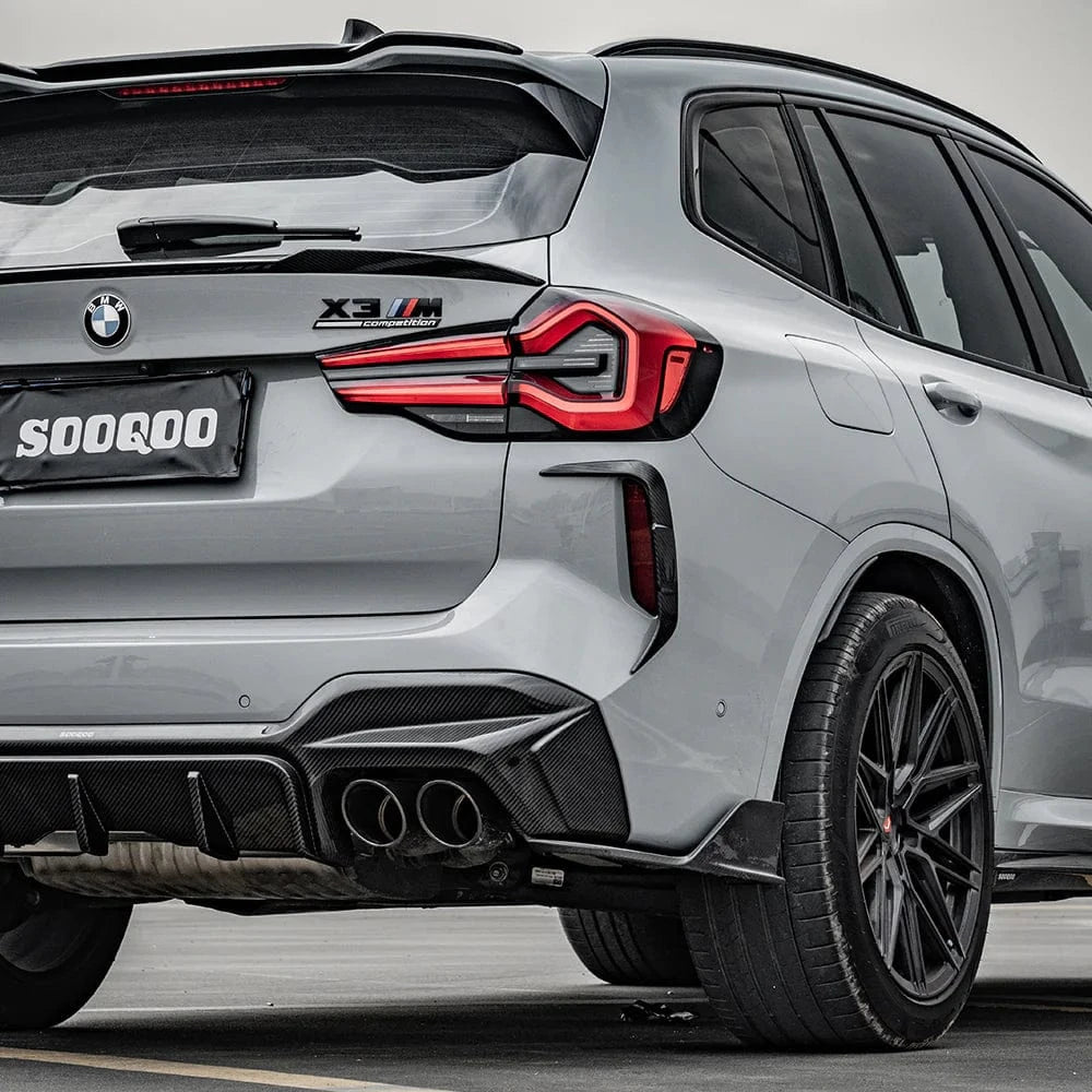 BMW X3M (F97) SOOQOO Carbon Fiber Rear Diffuser - SOOQOO Official Rear Diffuser