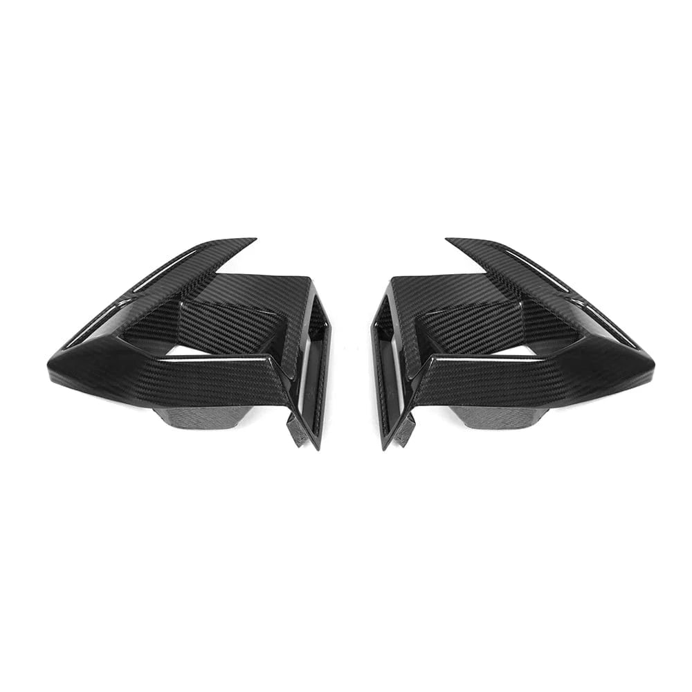 BMW X3M/X4M (F97/F98 LCI) SOOQOO Carbon Fiber Front Air Duct Inserts - SOOQOO Official Front Canards/Bumper Inserts