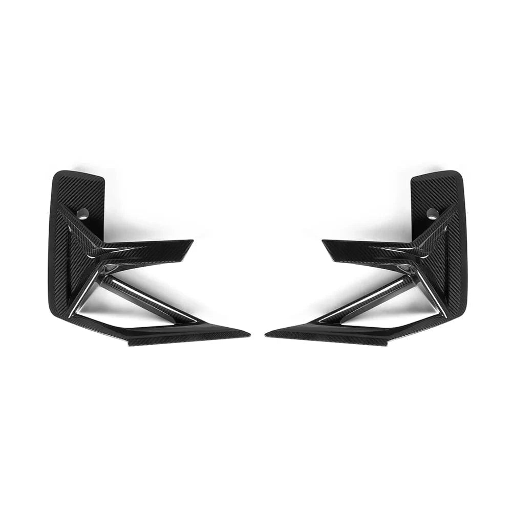 BMW X3M/X4M (F97/F98 LCI) SOOQOO Carbon Fiber Front Bumper Inserts - SOOQOO Official Front Canards/Bumper Inserts