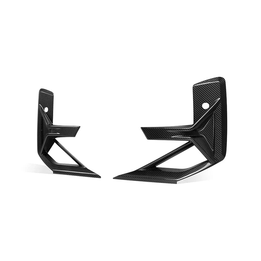 BMW X3M/X4M (F97/F98 LCI) SOOQOO Carbon Fiber Front Bumper Inserts - SOOQOO Official Front Canards/Bumper Inserts