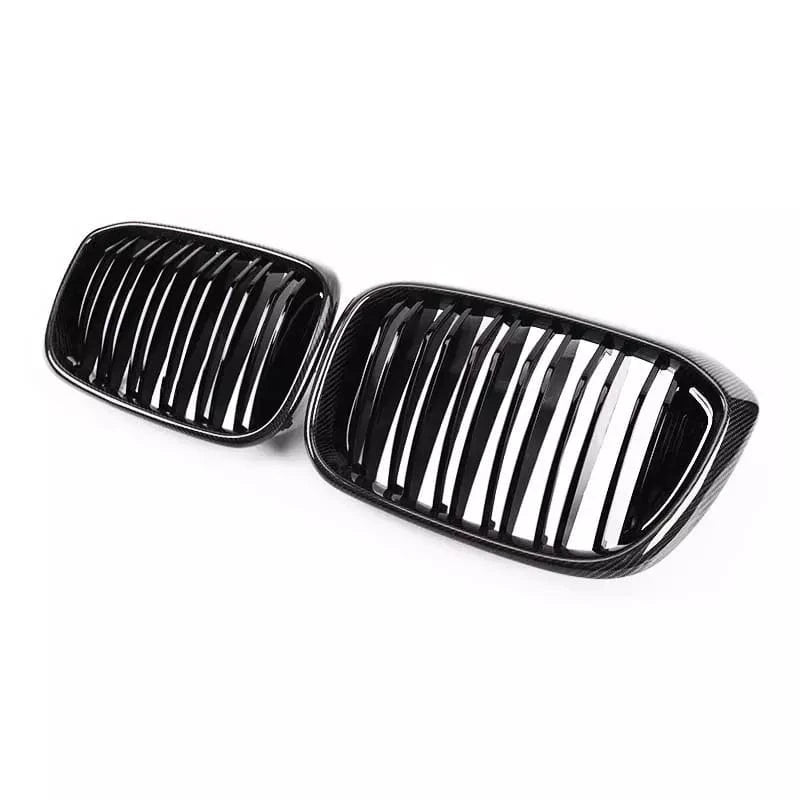 BMW X4 (G02) M Style Carbon Fibre Front Grilles - Twenty Two Tuning Front Grille
