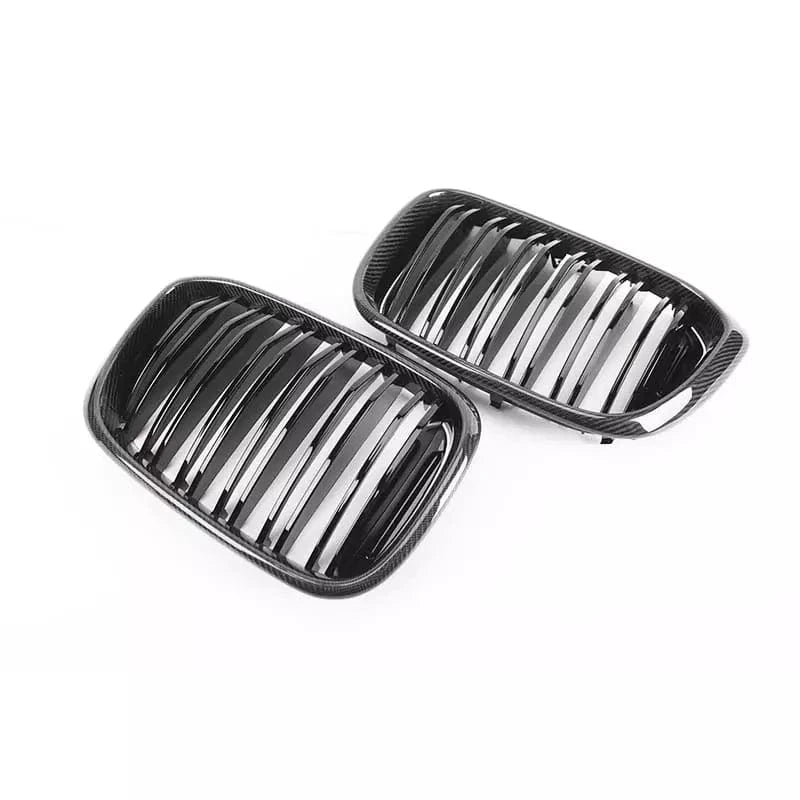 BMW X4 (G02) M Style Carbon Fibre Front Grilles - Twenty Two Tuning Front Grille