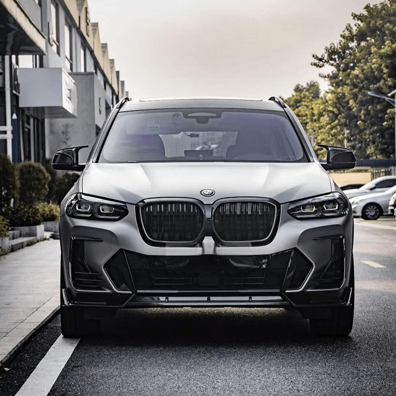 BMW X4 (G02) SOOQOO Carbon Fibre Front Canards - SOOQOO Front Canards/Bumper Inserts