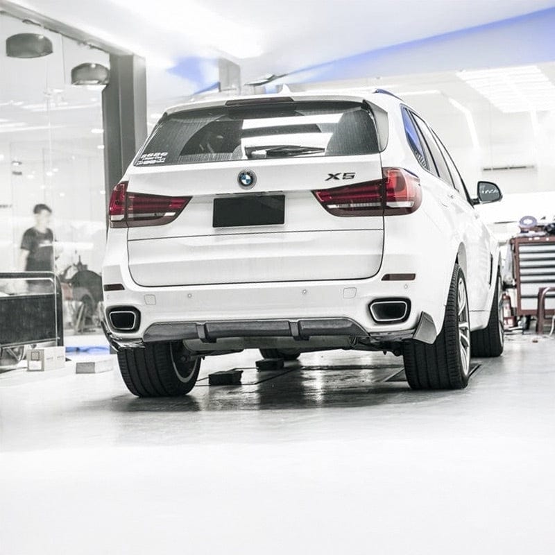 BMW X5 (F15) M Performance Style Carbon Fiber Rear Diffuser - Twenty Two Tuning Rear Diffuser