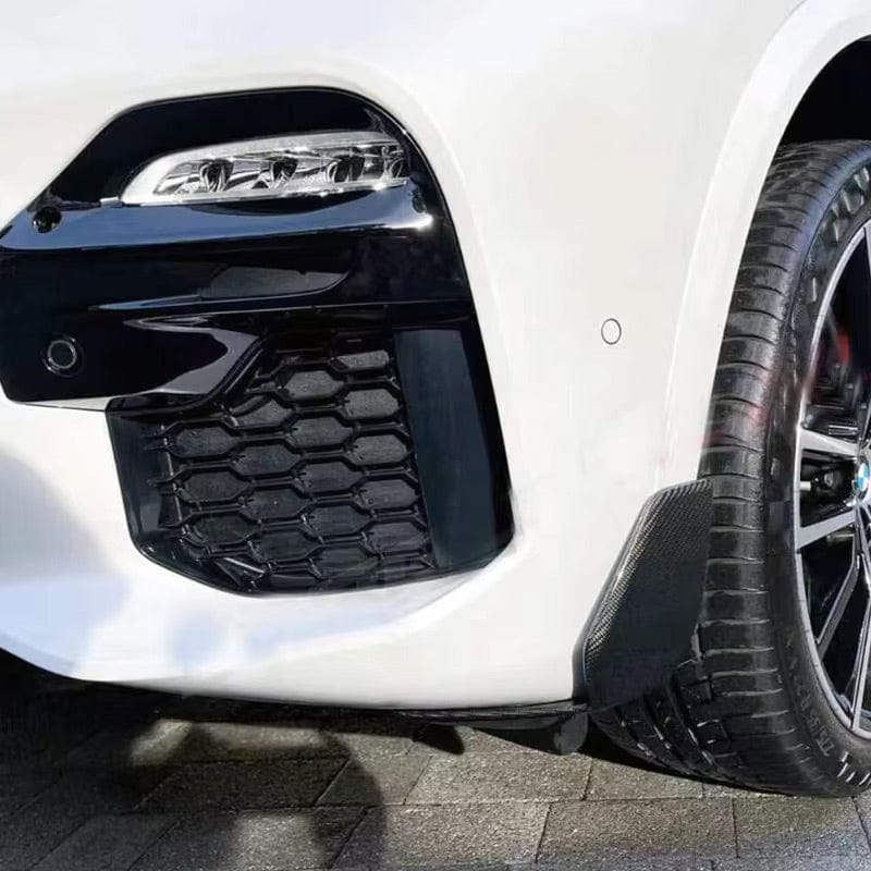 BMW X5 Pre-LCI (G05) M Performance Style Carbon Fibre Front Splitters - Twenty Two Tuning Front Canards/Bumper Inserts