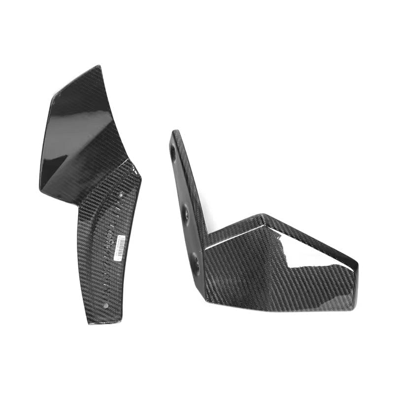 BMW X5 Pre-LCI (G05) M Performance Style Carbon Fibre Front Splitters - Twenty Two Tuning Front Canards/Bumper Inserts