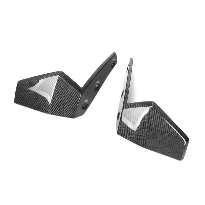 BMW X5 Pre-LCI (G05) M Performance Style Carbon Fibre Front Splitters - Twenty Two Tuning Front Canards/Bumper Inserts