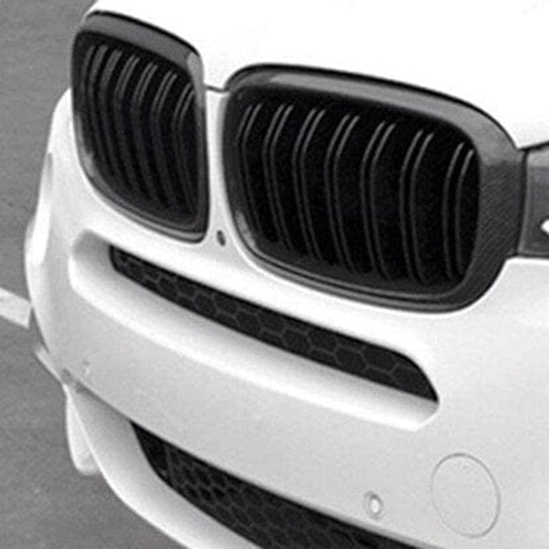 BMW X5/X5M/X6/X6M M Style Carbon Fibre Front Grilles - Twenty Two Tuning Front Grille