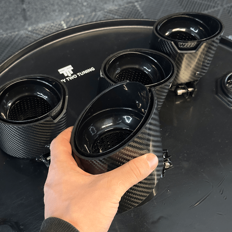 BMW X5M (F95) M Performance Style Exhaust Tips - Twenty Two Tuning Exhaust Tips