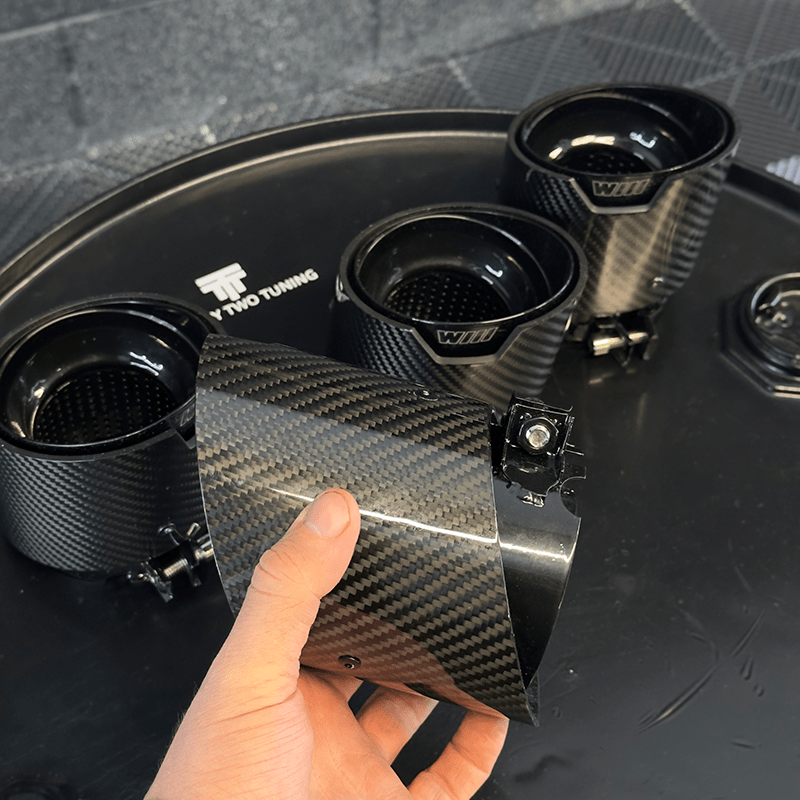 BMW X5M (F95) M Performance Style Exhaust Tips - Twenty Two Tuning Exhaust Tips