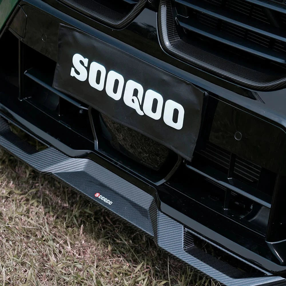 BMW X5M LCI (F95) SOOQOO Carbon Fiber Front Lip Spoiler - SOOQOO Official Front Lip