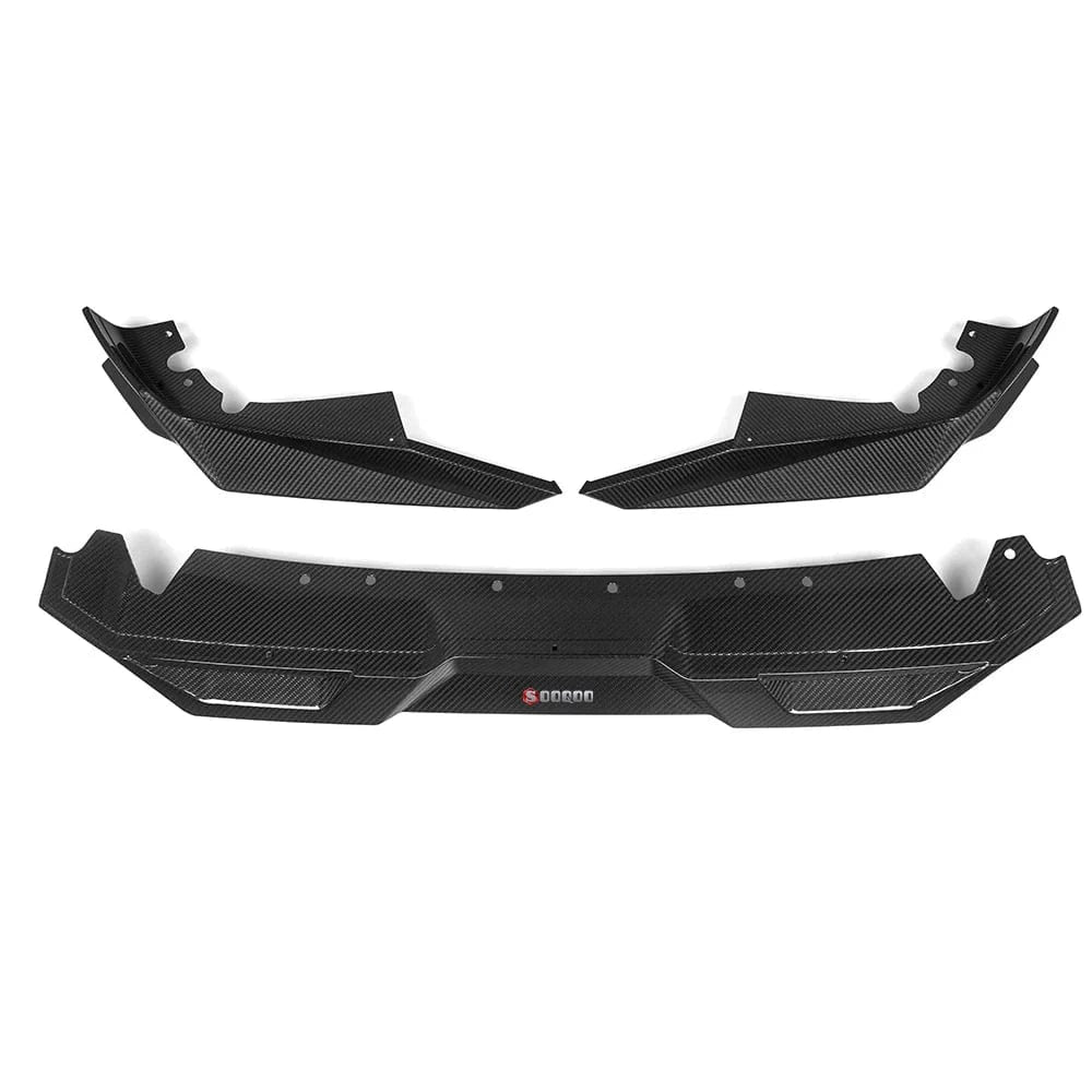 BMW X5M LCI (F95) SOOQOO Carbon Fiber Front Lip Spoiler - SOOQOO Official Front Lip