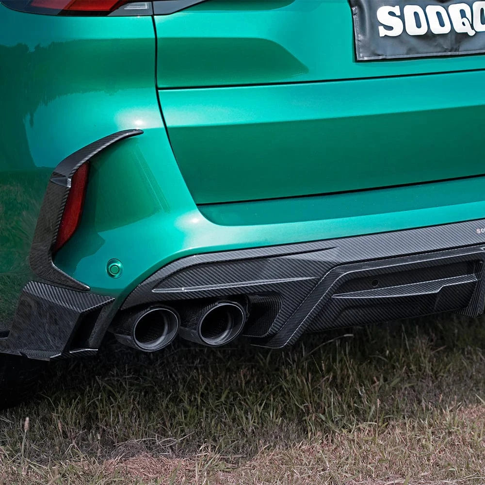 BMW X5M LCI (F95) SOOQOO Carbon Fiber Rear Diffuser - SOOQOO Official Rear Diffuser