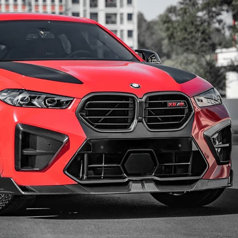 BMW X5M/X6M (F95/F96) Horizontal Slat Gloss Black Front Grille - Twenty Two Tuning Front Grille