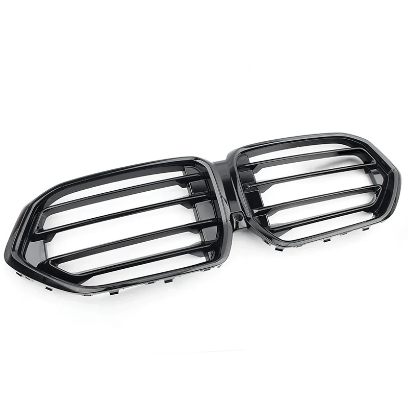 TTT horizontální lamely lesklá černá přední maska - kompatibilní s BMW X5M/X6M (F95/F96)