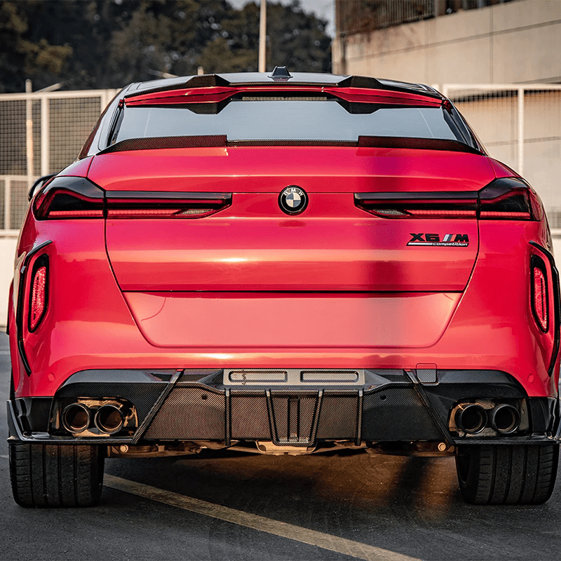 BMW X6 (G06) M Performance Style Carbon Fiber Rear Mid Spoiler - Twenty Two Tuning Rear Spoiler